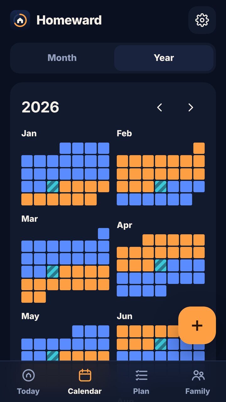 The whole year at a glance