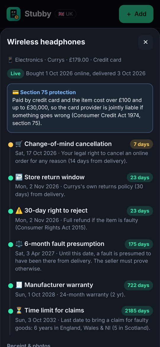 Every deadline for a purchase, including Section 75