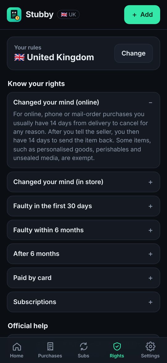 Know your rights guide